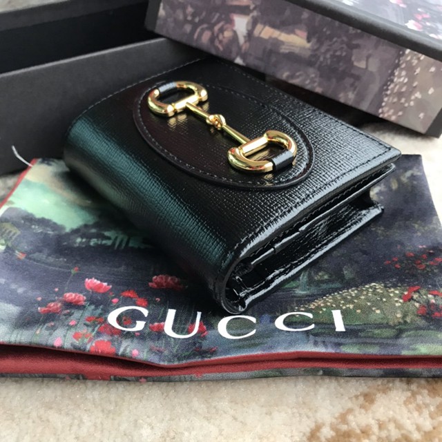 Gucci經典款錢夾錢包 621887 古馳1955小短夾 Gucci女士零錢卡包  gqy3723